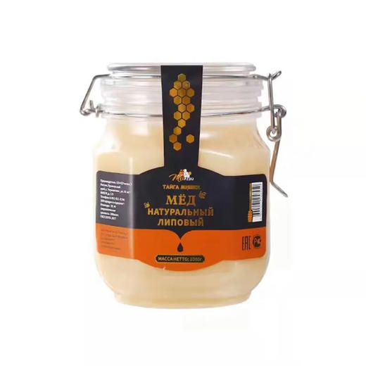 俄罗斯捕蜜熊椴树蜜500g/1000g 商品图0