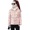 JJFS-859-110时尚百搭短款保暖棉服女2023冬季小个子棉袄宽松显瘦免洗亮面棉衣 商品缩略图4