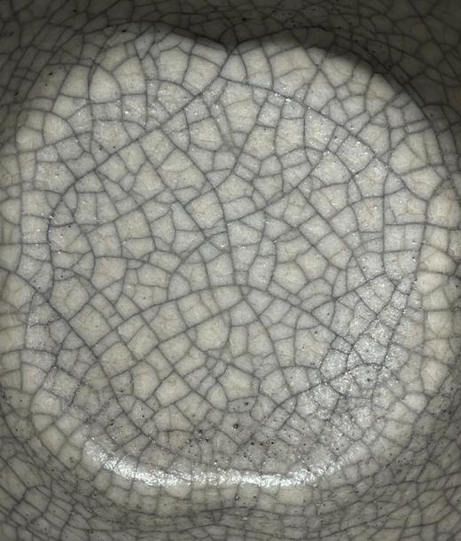 哥窑灰青釉海棠形四足炉，顺丰包邮 商品图7