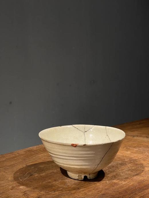 朝鲜粉引釉割高台大茶碗，顺丰包邮 商品图0