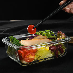 830ml普业长方形玻璃保鲜盒 PY-1903 锁住新鲜