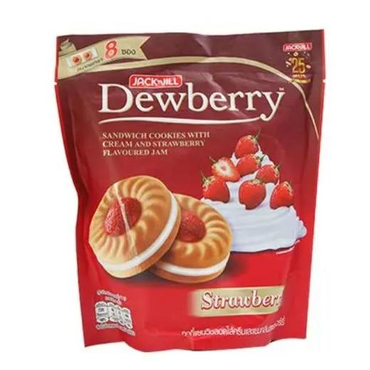 珍珍 草莓奶油味夹心曲奇饼干 144g 商品图1