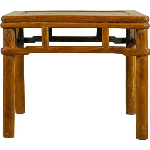 二十世纪 黄花梨圆包圆罗锅枨矮栳禅凳 商品图5