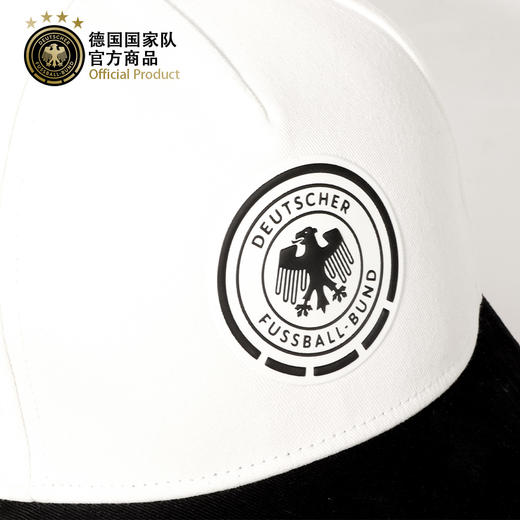 德国国家队官方商品 | 黑白拼色棒球帽休闲百搭鸭舌帽足球迷必备 商品图3