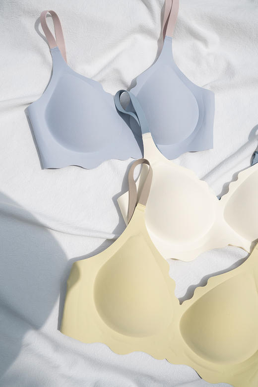 无痕内衣女夏季薄款小胸聚拢3d果冻软支撑裸感收副乳防下垂文胸罩 商品图5