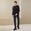 【加绒】柒牌男士圆领卫衣冬季厚款时尚休闲简约长袖T恤上衣	125W70160 商品缩略图3