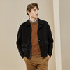 【灯芯绒】柒牌男士翻领夹克冬季厚款时尚休闲含羊毛双面毛呢外套	125D70140 商品缩略图1