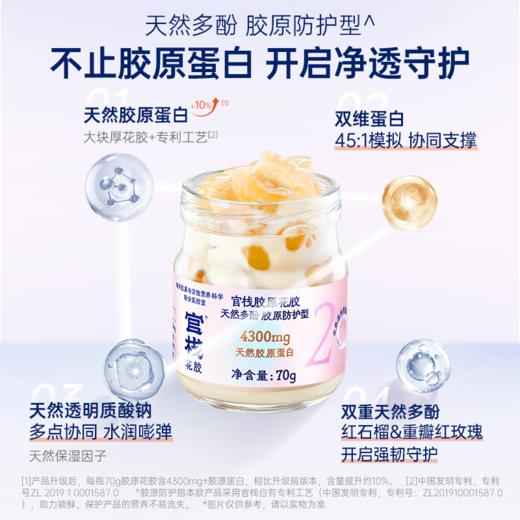 官栈营养胶原花胶70g*6（玫瑰红石榴版） 商品图2