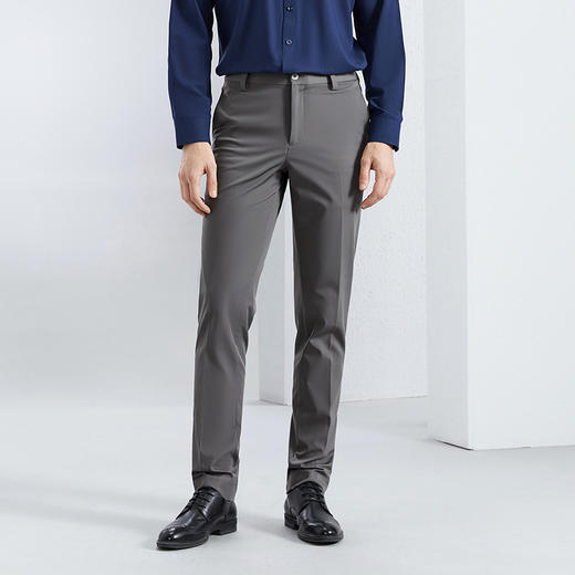 【双色纱】柒牌男装西裤男2024春夏新款商务休闲易打理直筒裤子	126H70180 商品图1