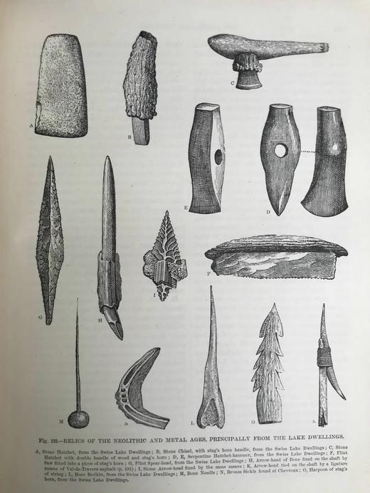 1888年 我们的地球与它的故事（卷2） 百余幅插图（含多幅套色版画） 漆布精装16开 商品图14