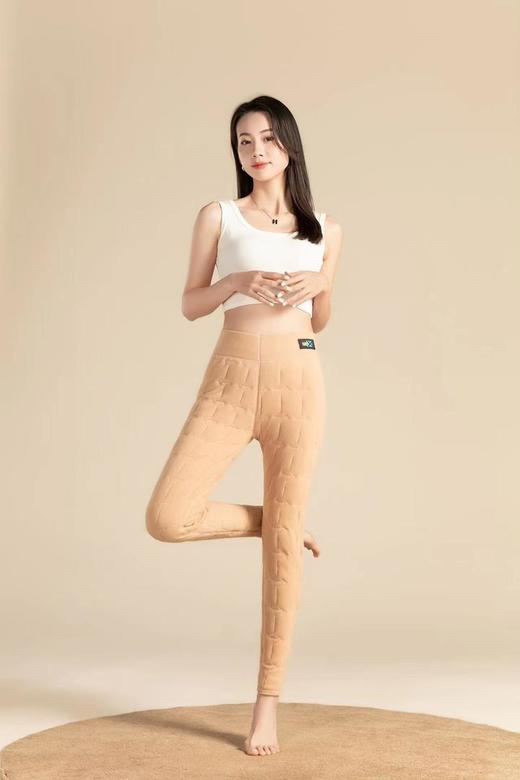 冬季新款女士加大版高腰加厚外穿雪地保暖休闲裤 商品图4