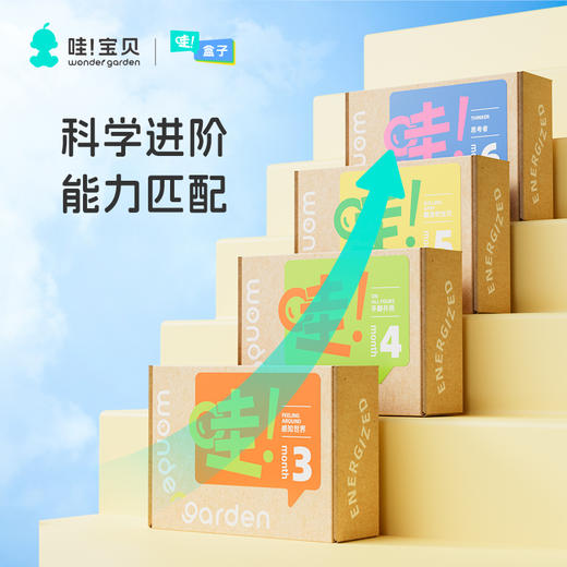哇宝贝 | Wondergarden【哇盒子】月卡/季卡/年卡婴幼儿童1-36月龄蒙氏早教益智积木玩具套装 商品图0