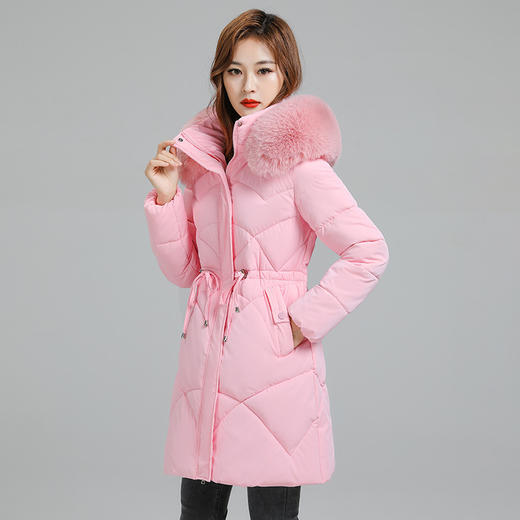 冬季棉衣面包服【大码女装棉服中长款】胖mm 时尚大气 棉袄外套 商品图2