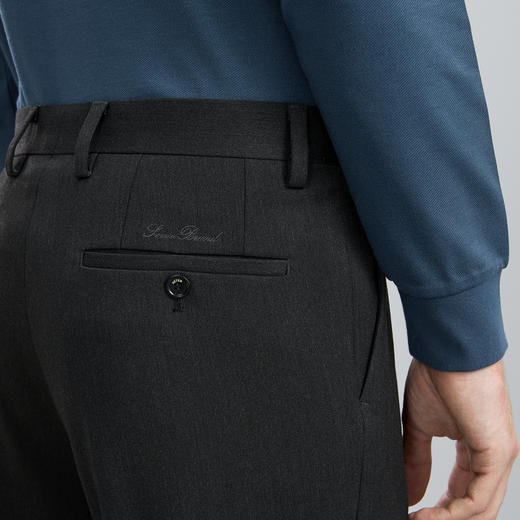 【含羊毛】柒牌西装裤男秋冬新款休闲商务正装男士直筒长裤子	125H71620 商品图2