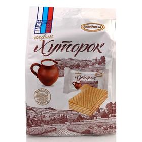 俄罗斯进口阿孔特牌小农庄威化饼干250g