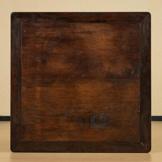 清 红木圆包圆双圈卡字花方桌 商品图2