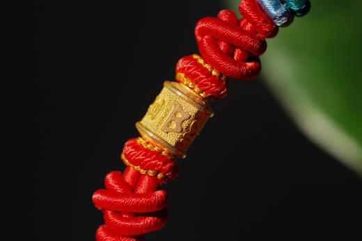 新年红｜18k六字箴言 商品图4