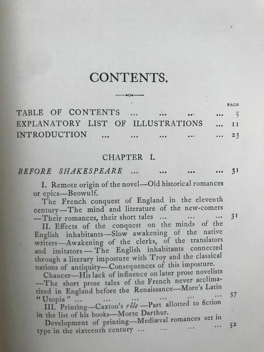1901年 莎士比亚时代的英国小说 57幅插图 漆布精装32开 商品图4