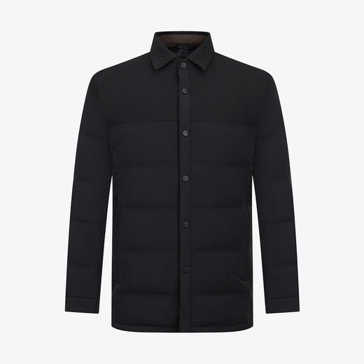 【白鸭绒】柒牌男装翻领羽绒服男冬季新款商务休闲保暖厚外套	125E70370 商品图4