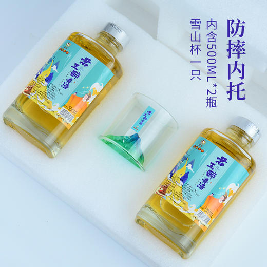 武农房县黄酒玻璃瓶500ml*2瓶礼盒装 商品图1