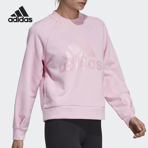 Adidas/阿迪达斯圆领休闲女子运动长袖卫衣套头衫DX2494 商品图3