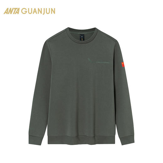 【M/L断码】安踏冠军全天候系列丨易打理针织卫衣男长袖运动套头衫152410701【库存有限，如无货将做退款，介意慎拍！】 商品图0