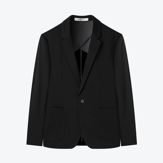 【特价】【含桑蚕丝】柒牌男士休闲西装时尚潮流韩版帅气修身单西针织外套	124C70230 商品图4