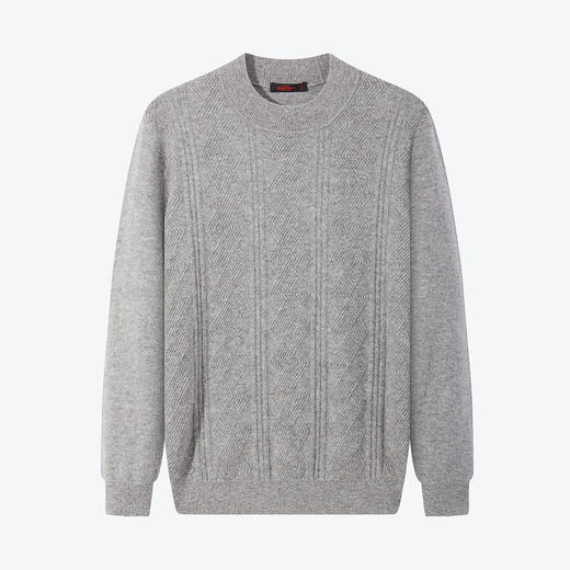 【山羊绒】柒牌半高领羊毛衫男秋冬新款商务休闲保暖舒适毛衣	125Y70500 商品图4