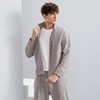 【特价】【华夫格】柒牌立领夹克男秋季新款时尚青年休闲灰色男士外套	125K70540 商品缩略图1