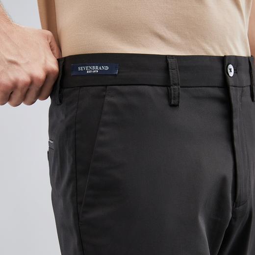 【含竹纤维】柒牌休闲长裤男春夏新款微弹凉感百搭直筒男裤子	124H71400 商品图2