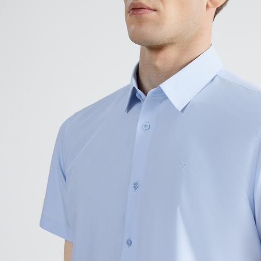 【特价】【5A抗菌/2A防螨】柒牌短袖衬衫男夏季2024新款商务休闲翻领衬衣	126A70010 商品图3