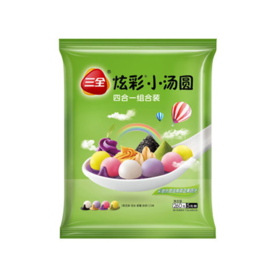 三全炫彩黑芝麻汤圆260g/袋