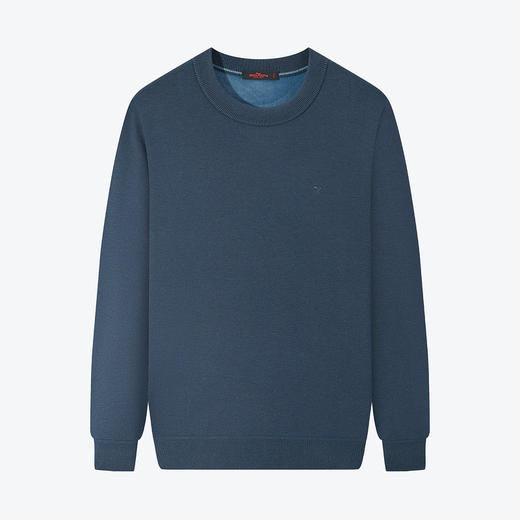 【可机洗毛衫】柒牌毛衣男冬季新款时尚休闲含羊毛圆领针织衫	125Y70280 商品图4