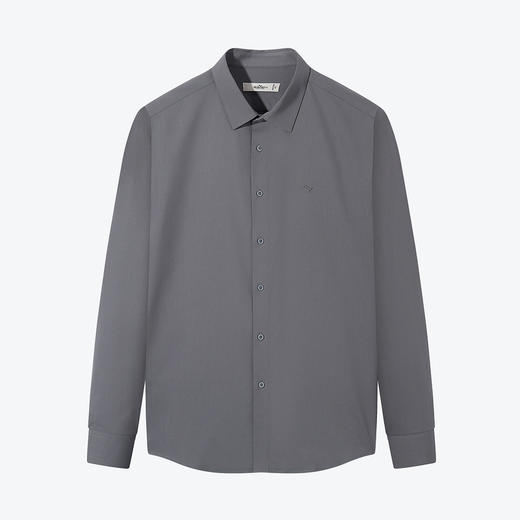 【三防竹纤维】柒牌易打理长袖衬衫男士秋冬新款休闲商务翻领衬衣	125A70530 商品图4