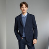 【特价】【千鸟格】柒牌男装西服男秋季新款商务休闲修身针织单西外套	125C70540 商品缩略图1