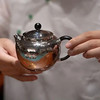 臻宝堂-掇只(经典款)200ml 臻宝堂9999纯银泡茶壶纯手工锤纹掇只小银壶家用经典茶具中式送礼银茶器 掇只(经典款)约150g 容量约200ml 商品缩略图1