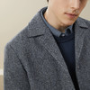 【含羊毛】柒牌男士夹克冬季厚款时尚休闲平驳领毛呢茄克外套	125D70130 商品缩略图2