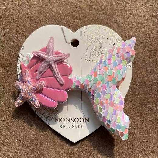 【3-5天发】Monsoon儿童流行爆款发饰新年节日装扮发圈发夹 商品图0