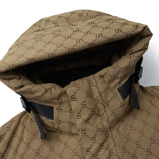 【白鹅绒】柒牌连帽羽绒服男冬季新款时尚潮流字母提花保暖厚外套	125E70730 商品图5