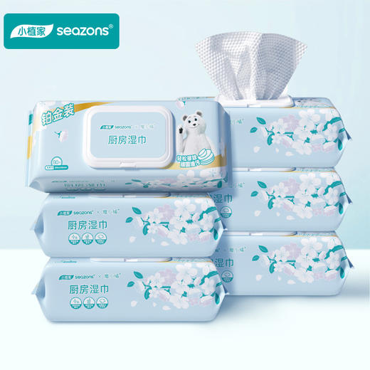 小植家X魔小橘厨房湿巾250mm*20mm*80张 商品图4