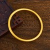 【限时克减150元】足金999.9  【油亮半空心】古法传承(面宽约4.3-4.5mm)古法光圈古法素圈固口古法手镯(GFSZW00022-01)（预售产品下单后不退款不退货不换货不补差价） 商品缩略图2