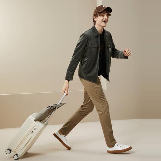 【灯芯绒】柒牌夹克男秋季新款时尚休闲工装风翻领茄克外套	125K70270 商品图3