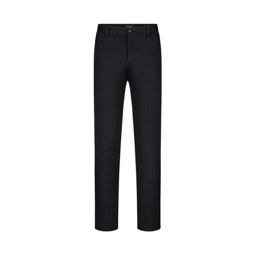 柒牌休闲长裤男秋冬厚款商务休闲中青年针织磨毛男装直筒裤子	125H70630 商品图4