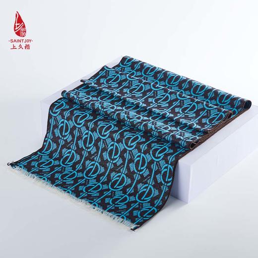 SAINTJOY/上久楷 丝毛围巾  丝毛长巾  山涧扣 CJS23022 商品图3