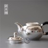 银本铺-亮银乌龙壶S口（100ML） 日本原装进口银本铺乌龙小茶壶 铜镀银壶功夫茶具 商品缩略图5