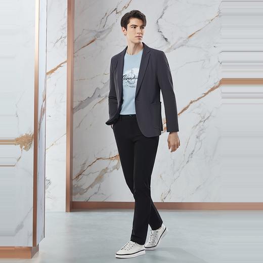 【高弹】柒牌男装西装男2024春季新款平驳领商务休闲男士单西外套	126C70390 商品图3