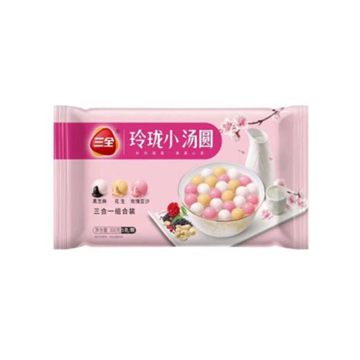 三全黑芝麻.玫瑰花生汤圆300g 商品图0