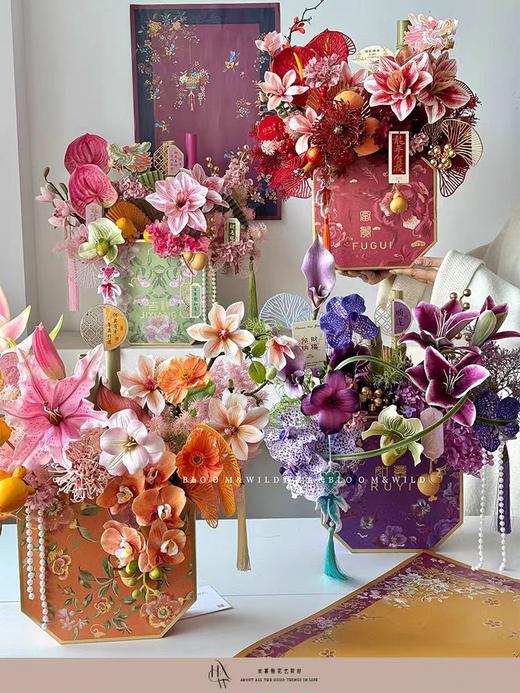 高级感八角盒花盒/新年花盒 商品图1