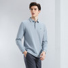 【不变形领】柒牌男装长袖polo衫男2024春季新款商务休闲翻领体恤	126T73010 商品缩略图1