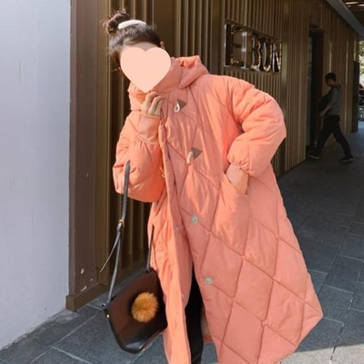 大码300斤棉服【设计感小众中长款外套】冬季 胖mm 宽松显瘦 连帽棉衣ins 商品图3